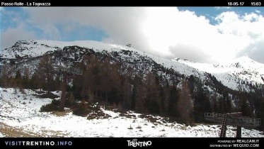 Obraz podglądu z kamery internetowej Rolle Pass - Pale di San Martino